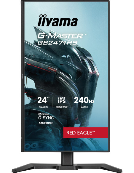 iiyama G-MASTER GB2471HS-B1 pantalla para PC 60,5 cm (23.8") 1920 x 1080 Pixeles Full HD Negro