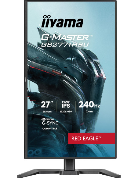 iiyama G-MASTER GB2771HSU-B1 pantalla para PC 68,6 cm (27") 1920 x 1080 Pixeles Full HD Negro