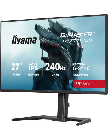 iiyama G-MASTER GB2771HSU-B1 pantalla para PC 68,6 cm (27") 1920 x 1080 Pixeles Full HD Negro