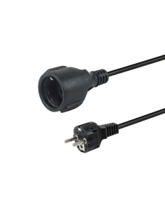 Equip 112183 cable de transmisión Negro 10 m CEE7 7 CEE7 3