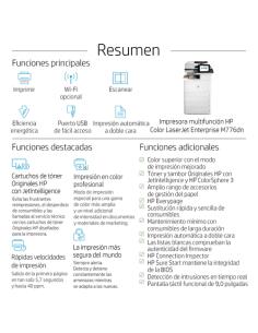 HP Color LaserJet Enterprise Impresora multifunción Enterprise M776dn 2