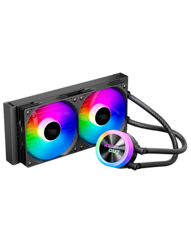 KeepOut XWC-240 sistema de refrigeración para ordenador Carcasa del ordenador Sistema de refrigeración líquida todo en uno 12