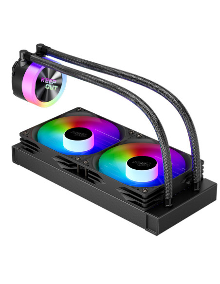 KeepOut XWC-240 sistema de refrigeración para ordenador Carcasa del ordenador Sistema de refrigeración líquida todo en uno 12