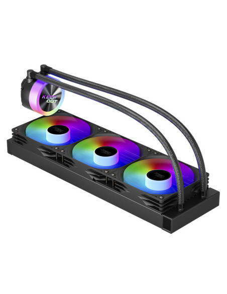 KeepOut XWC-360 sistema de refrigeración para ordenador Procesador Kit de refrigeración líquida 12 cm Negro