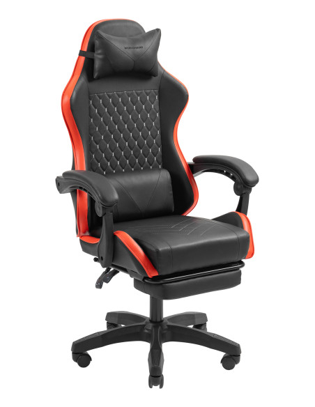 Mars Gaming MGC-X Silla para videojuegos de PC Asiento acolchado Negro, Rojo