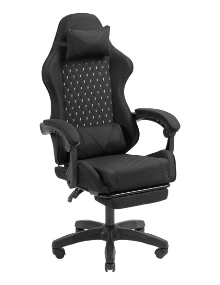 Mars Gaming MGC-X Fabric Silla para videojuegos de PC Asiento acolchado Negro