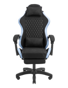 Mars Gaming MGC-X Fabric Silla para videojuegos de PC Asiento acolchado Negro, Azul 2