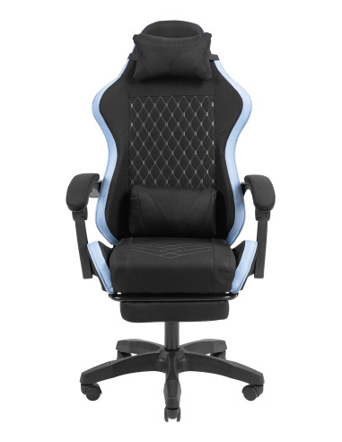 Mars Gaming MGC-X Fabric Silla para videojuegos de PC Asiento acolchado Negro, Azul