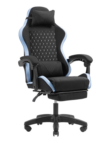 Mars Gaming MGC-X Fabric Silla para videojuegos de PC Asiento acolchado Negro, Azul