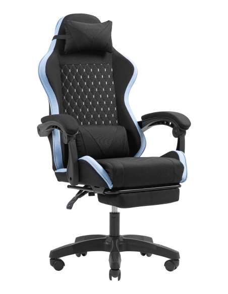 Mars Gaming MGC-X Fabric Silla para videojuegos de PC Asiento acolchado Negro, Azul