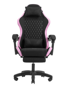 Mars Gaming MGC-X Fabric Silla para videojuegos de PC Asiento acolchado Negro, Rosa