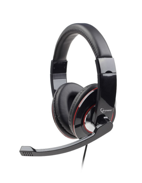 Gembird MHS-001 auricular y casco Auriculares Alámbrico Diadema Música Negro