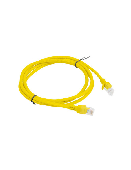 Lanberg PCU6-10CC-0150-Y cable de red Amarillo 1,5 m Cat6 U UTP (UTP)
