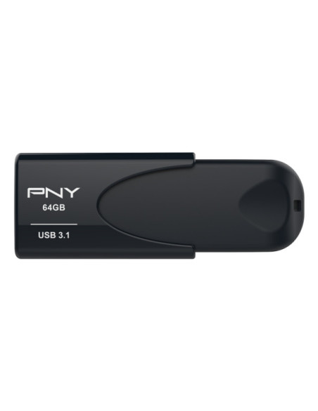 PNY Attaché 4 unidad flash USB 64 GB USB tipo A 3.2 Gen 1 (3.1 Gen 1) Negro