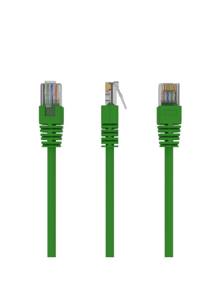 Gembird PP12-1M G cable de red Verde Cat5e