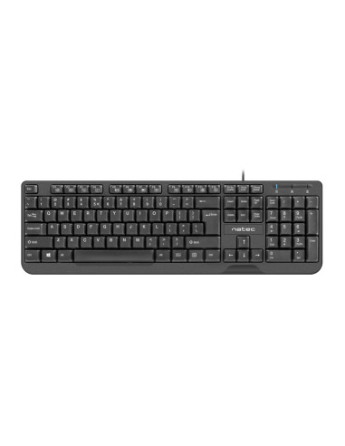 NATEC Trout teclado Oficina USB QWERTY Español Negro