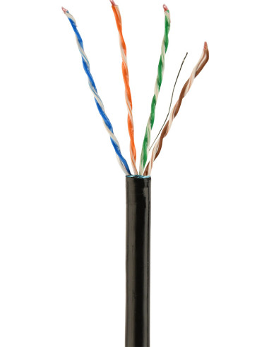 Gembird CAT5e FTP 305m cable de red Negro F UTP (FTP)