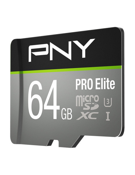 PNY PRO Elite 64 GB MicroSDXC UHS-I Clase 10