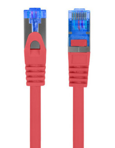 Lanberg PCF6A-10CC cable de red Rojo 3 m Cat6a S FTP (S-STP) 2