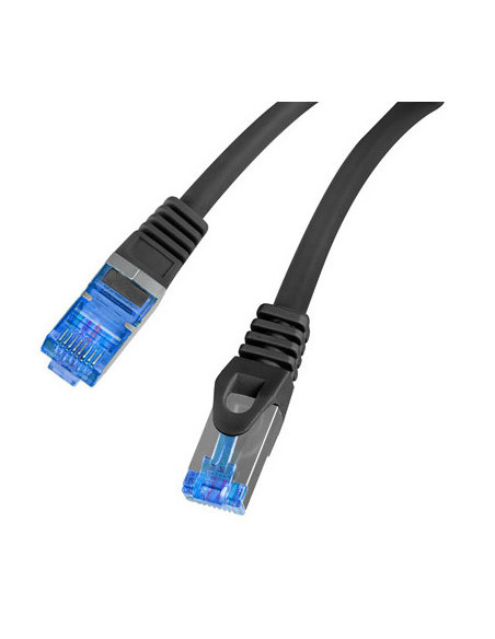 Lanberg PCF6A-10CC cable de red Negro 1,5 m Cat6a S FTP (S-STP)