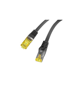 Lanberg PCF6A-10CU-0100-BK cable de red Negro 1 m Cat6a S FTP (S-STP) 2