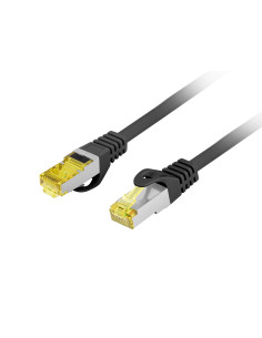 Lanberg PCF6A-10CU-0050-BK cable de red Negro 0,5 m Cat6a S FTP (S-STP) 2
