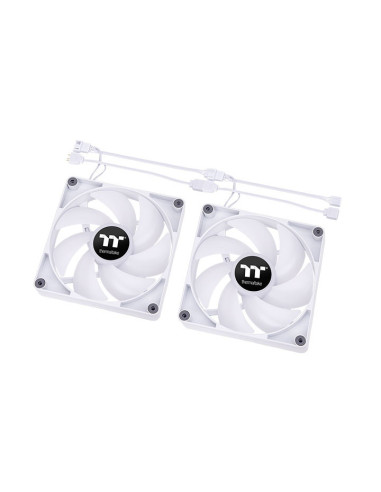 Thermaltake TT CT140 ARGB Sync PC Carcasa del ordenador Ventilador Blanco 2 pieza(s)