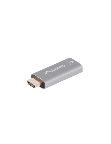 Lanberg AD-HD-DP-01 adaptador de cable de vídeo 0 m HDMI tipo A (Estándar) DisplayPort Plata