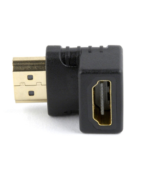 Gembird A-HDMI90-FML cambiador de género para cable HDMI Negro