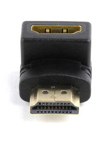 Gembird A-HDMI90-FML cambiador de género para cable HDMI Negro