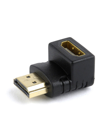 Gembird A-HDMI90-FML cambiador de género para cable HDMI Negro
