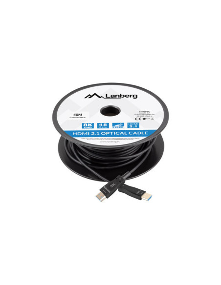 Lanberg CA-HDMI-30FB-0400-BK cable HDMI 40 m HDMI tipo A (Estándar) Negro