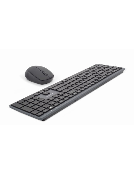 Gembird KBS-ECLIPSE-M500-PT teclado Ratón incluido Universal RF inalámbrico QWERTY Portugués Gris