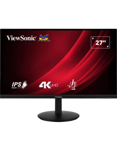 Viewsonic VG Series VG2708-4K pantalla para PC 68,6 cm (27") 3840 x 2160 Pixeles 4K Ultra HD LED Negro