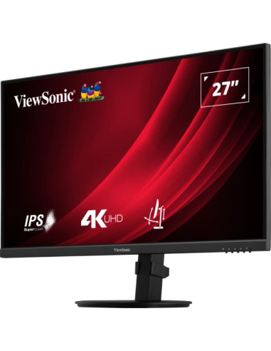 Viewsonic VG Series VG2708-4K pantalla para PC 68,6 cm (27") 3840 x 2160 Pixeles 4K Ultra HD LED Negro