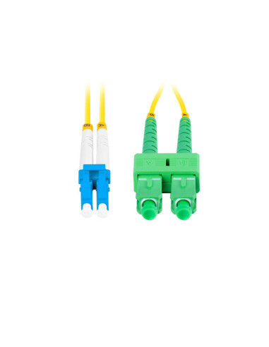 Lanberg FO-LUSA-SD11-0020-YE Cable de fibra óptica e InfiniBand 2 m SC LC LC SC Amarillo