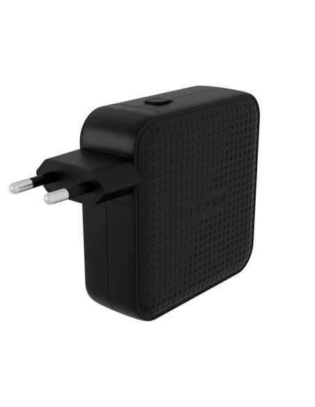 HYPER HJ1002BKWWGL cargador de dispositivo móvil Portátil, Smartphone, Tableta Negro Corriente alterna Carga rápida Interior