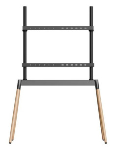 Gembird TVS-86F-01-BK soporte para TV 2,18 m (86") Negro, Madera