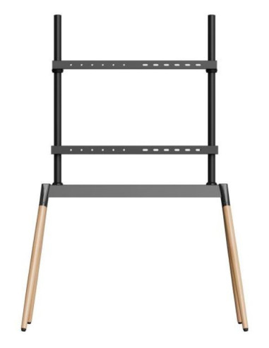 Gembird TVS-86F-01-BK soporte para TV 2,18 m (86") Negro, Madera