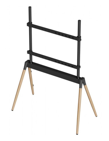Gembird TVS-86F-01-BK soporte para TV 2,18 m (86") Negro, Madera
