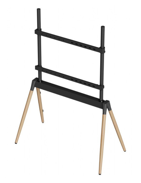 Gembird TVS-86F-01-BK soporte para TV 2,18 m (86") Negro, Madera