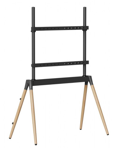 Gembird TVS-86F-01-BK soporte para TV 2,18 m (86") Negro, Madera