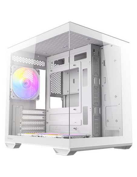 Antec 0-761345-10218-6 carcasa de ordenador Mini Tower Blanco