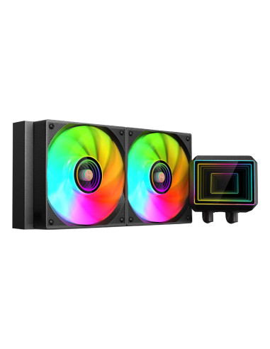 Mars Gaming ML-TWO240 Procesador Kit de refrigeración líquida 12 cm Negro 1 pieza(s)