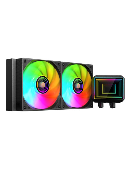 Mars Gaming ML-TWO240 Procesador Kit de refrigeración líquida 12 cm Negro 1 pieza(s)