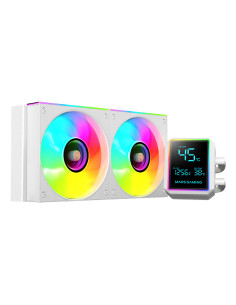 Mars Gaming ML-LCDPRO240W Procesador Kit de refrigeración líquida 12 cm Blanco 1 pieza(s)