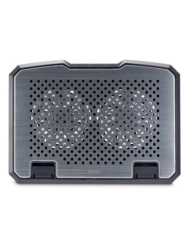 Hama Aluminium almohadilla fría 39,6 cm (15.6") Negro