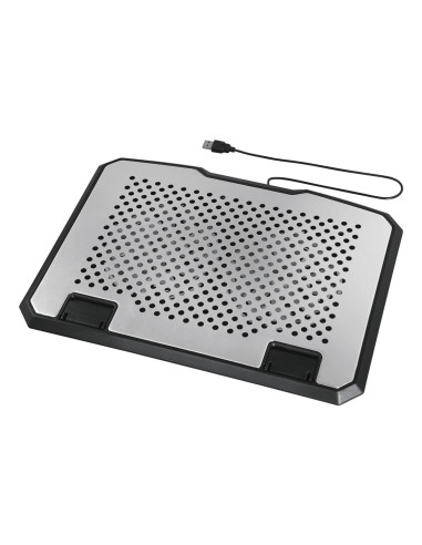 Hama Aluminium almohadilla fría 39,6 cm (15.6") Negro
