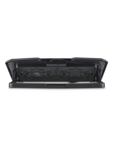Hama Aluminium almohadilla fría 39,6 cm (15.6") Negro