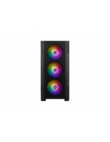 MSI MAG Forge M100R Midi Tower Negro, Transparente